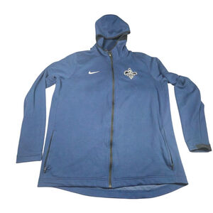 Nike New Orleans Pelicans Showtime Performance Mens Full Zip Hoodie Jacket 3XL